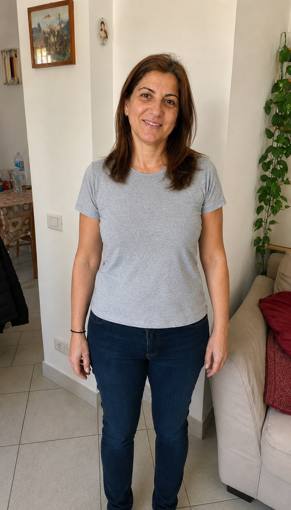 Sophie's mum Margaret after losing 40 kg