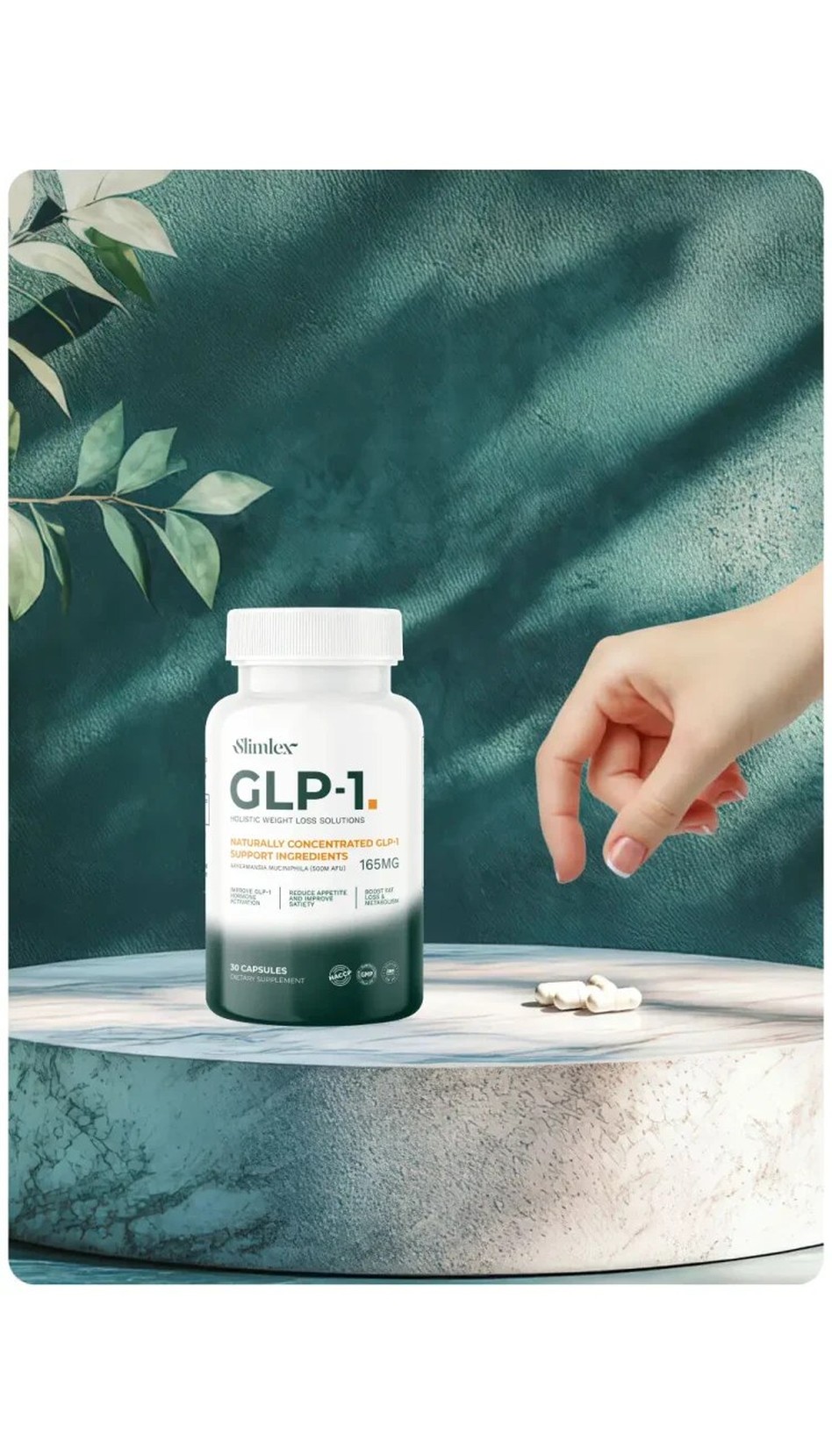 Slimlex GLP-1 capsules — discounted bottles